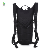 冀美0729-户外水袋3L饮用水袋双肩水囊背包旅行骑行登山运动便捷水壶连内胆黑色