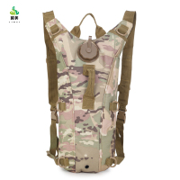 冀美0729-户外水袋3L饮用水袋双肩水囊背包旅行骑行登山运动便捷水壶连内胆CP色