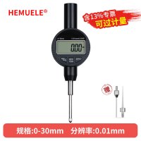 HEMUELE 禾木千分表高精度0.001数显百分表一套电子高度规计测量仪深度表 [精准款]数显百分表0-30mm