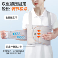 秝客0729-(lefeke)医用肋骨骨折固定带护胸带固定肋骨胸部固定带男女舒适胶条款M码[体重45-65kg]
