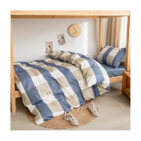 芳恩(Faunen) SUS-Z4003 良品棉单人三件套 蓝大格