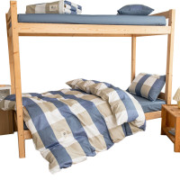 芳恩(Faunen) SUS-ZH4012 良品全棉六件套 蓝大格