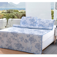 芳恩(Faunen)FN-X629-1 乐享冰丝席三件套 兰色 180×200cm