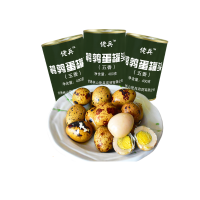 凌翔炸酱肉丁罐头500g即食下饭菜拌面炸面专用家庭储备食品 鹌鹑蛋 400g*12罐/箱