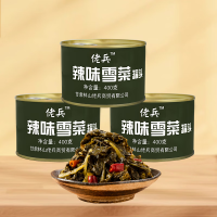 凌翔炸酱肉丁罐头即食下饭菜拌面炸面家庭储备食品 辣味雪菜 400g*12罐