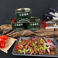 凌翔 海鲜下饭香酥熟食即食罐头家庭应急储备食品 五香带鱼 300g*24罐