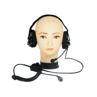 哲奇TBP0202A型 改进型头戴式双耳送受话器(含插头) 170/171型手持式超短波电台耳机