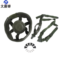 大唐御03凯夫拉头盔全套内衬下巴带下巴托下颚带m88盔悬挂系螺丝配件-超纤皮内衬全套带螺丝