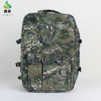 冀美JUN YI 背囊 大容量背囊防水双肩包基本装备便携包52x35x17cm-水墨纹夏