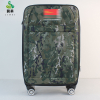 冀美24寸拉杆箱防水耐磨行李箱箱子旅行箱包行李箱-武夏水墨纹