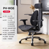 普格瑞司629-PG 人体工学椅电脑椅办公椅老板椅学生椅 PH-W08黑色