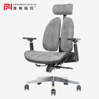 普格瑞司629-PG 人体工程学网布电脑椅办公椅老板椅电竞椅家用 W05灰花