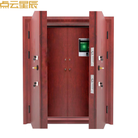 点云星辰 智能甲级防盗门+智能安防报警子系统 双门含门禁单元机系统保密安防门