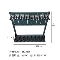 中拳王抢架便携式抢架9五/03式长支存放架礼宾抢摆放展示架夹具可调节-8位抢架