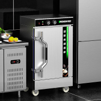 猛世蒸饭柜商用蒸箱蒸饭车蒸饭器蒸包炉电热蒸包炉后厨食堂 [可视门]豪华定时款丨电压可选 大六盘丨可供约90人