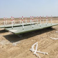 中拳王轮胎攀台软桥螺旋梯400米渡海登岛障碍训器械心理行为训-摇摆平台