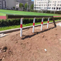 中拳王户外拓展器材设备400米障碍特训器械百米高板跳台400训器材高墙-预埋式独木桥