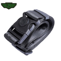 钧跃 作训软腰带 帆布尼龙作战外腰带战术编织腰带 黑色(2件装)