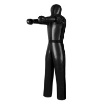 钧跃 黑色肖防假人 肖防演习巡练假人摔跤假人 [1.6米60KG 黑色]升级款