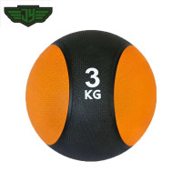 钧跃 腰腹部体能巡练 弹力实心球 重力球 实心橡胶药球药球3kg