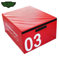 钧跃 软体跳箱专业跳巡练组合爆发力巡练安全海绵跳凳健身 3号