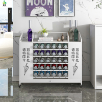 冀美雨伞架收纳架商用大容量教室班级门口伞架酒店公司雨伞存放置物架 YSJ-37(单排中号)雅士白/长80