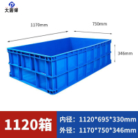 大唐御全新材料塑料周转箱大尺寸厚款环保工业风包装货物抗摔中转箱 1120箱 红色[无盖]