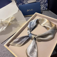 芳恩(faunen) FN-629 丝巾桑蚕丝小方巾实用高档礼物 [油画公主]轻奢高档礼盒