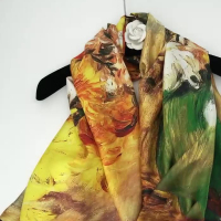 芳恩(faunen) FN-629 丝巾桑蚕丝围巾女士高级感百搭时尚外披披肩 108cm