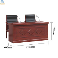 点云星辰会议桌长条形演讲台大型会议演讲主讲台单桌不含椅1400*600*760mm