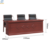 点云星辰会议桌长条形演讲台大型会议演讲主讲台单桌不含椅2100*600*760mm