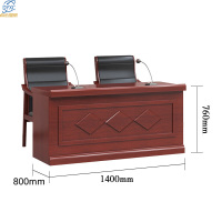 点云星辰会议桌长条形演讲台大型会议演讲主讲台单桌不含椅1400*800*760mm