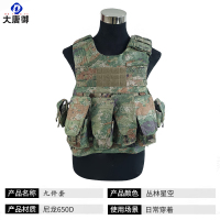 大唐御 DTY-258防护马甲背心装具防护装备650D尼龙背心-丛林星空9件套
