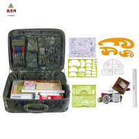 鑫京州军事地形学作图工具箱 野外战术训练标图指挥作业箱 水墨200型