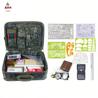 鑫京州军事地形学作图工具箱 野外战术训练标图指挥作业箱 水墨310型