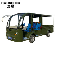 浩晟电动观光车巡逻车货车皮卡四轮厂区营区机场拉货转运应急救援车 干电标配