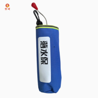 京州落水保自动充气救生衣救生腰带大浮力成人便携式车载汽车救生圈-一代 蓝色 自动款