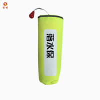 京州落水保自动充气救生衣救生腰带大浮力成人便携式车载汽车救生圈-一代 绿色 自动款