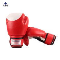 大唐御成人拳击手套泰拳散打搏击拳套训练健身器材 红6OZ