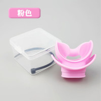 YEXIZE通用潜水咬嘴二级头干式呼吸管器深浮潜硅胶护唇舌托咬嘴 粉色-舌托护唇一体+包装盒+扎带 2个