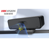 海康威视会议摄像头800万超高清视频USB免驱麦克风直播网课考研复试笔记本电脑台式机54U0B-4k横屏画面内置双麦克风