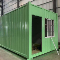 骏和彩钢 沙漠黄集装箱房屋住人移动方舱活动板房集装箱约6m*3m*2.8m