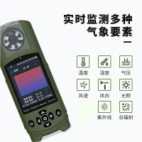 风途袖珍手持气象仪可穿戴式多功能紫外线光照消防驴友野营探险定位器