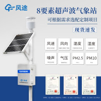 风途小型气象站CQX8自动微型气象仪雨量辐射光照一体式无线监测站室外