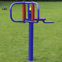 大唐御室外健身器材小区公园社区户外健身器材广场新农村漫步机 腰背按摩器-蓝红色埋地款