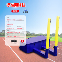 大唐御羽毛球网架室外移动羽毛球网柱标准气排球网和架子 网球网架(带网)