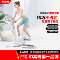 舒华(SHUA)精灵动感单车家用室内健身自行车减肥运动单车健身器健身器材B369 插电板-钻石白丨自行装