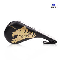 大唐御脚靶响靶成人加厚道馆训练双叶散打手靶跆拳道靶脚踢靶 飞虎款(黑色)2个