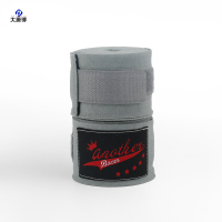 大唐御拳击绷带尼龙棉绑带手套格斗缠手带泰拳散打高弹力绑手带子 灰色4.5米