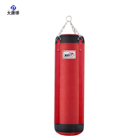 大唐御拳击沙袋散打吊式家用沙包帆布专业大人健身训练器材 80厘米红色空心